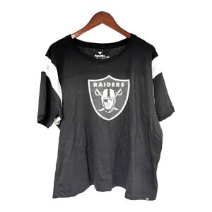 NFL Women's Team Logo Short Sleeve T-Shirt Raiders - Regular